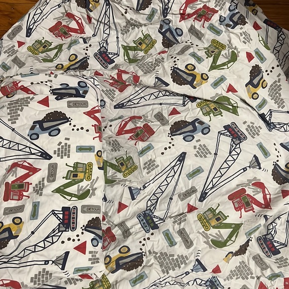 Busy Builder Pottery Barn Kids Full-Size Sheet Set - Picture 3 of 5